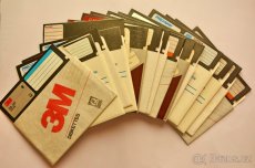DISKETY PRODÁM 11 kusů disket 5,25 - 8