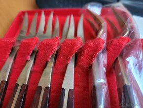 Příborová sada v krabičce 12ks (mosaz a týkové dřevo) 3. - 8