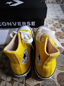 27 dívčí boty-CONVERSE tenisky, černá jarní obuv. NOVÉ - 8