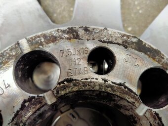 Alu kola originál Audi, 7,5J x r16, 5x112, ET 45, Letní pneu - 8
