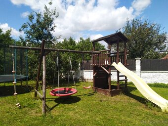 Dětské hřiště s domečkem a pískovištěm na zahradu - 8