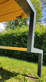 Nová zahradní lavička - Pivní set - 8