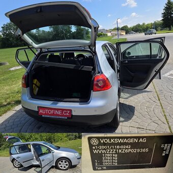 VW GOLF V 1,4 16v AUTOKLIMA, PARKOVACÍ SYSTÉM, ALU KOLA... - 8