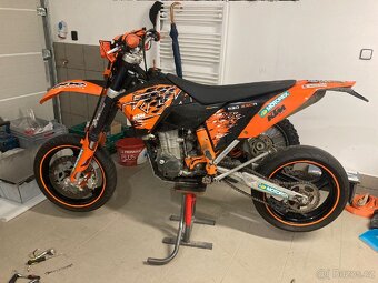 Motardová kola KTM EXC + Brzdový adaptér - 8