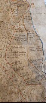 Stará barokní mapa 1785 - 8