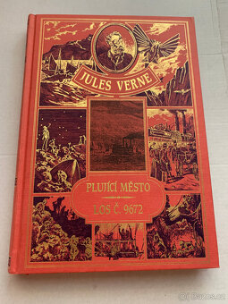 Jules Verne – různé staré knihy + přebaly, ceny v textu - 8