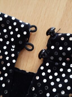 Sváteční šaty Lindex,vel.134,svetr H&M, vel.122/128 - 8