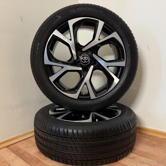 TOYOTA CH-R 5x114,3 R18 ET50+LETNÍ 225/50R18 7mm - 8