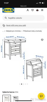Prebalovaci pult Ikea Sundvik - 8