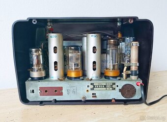 Staré rádio Tesla Talisman 305U, plně funkční, krásný stav - 8