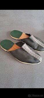 Retro pantofle na chození "po dvorku" - 8