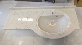 Umyvadlo z mramoru 125cm - 8