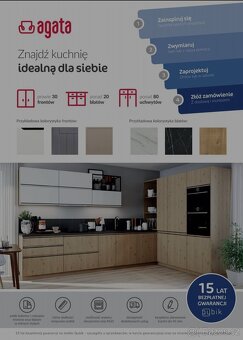 NOVÁ kuchyňská linka Qubik (Agata Meble) v krabicích – SLEVA - 8