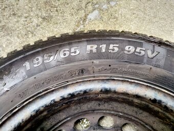Ocelová kola 6J x 15, 5x112,ET 47, celoroční pneu 195/65 R15 - 8