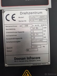 Soustruh cnc Doosan Puma TT 1800 SY+ podavač - 8