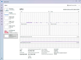 Herní počítač s RTX 2060 Super, Ryzen 5 3600 , 32GB, Win 11 - 8
