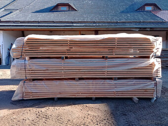 Prodám modřínové palubky (terasa či fasádá), TLOUŠTKA 2,1 cm - 8