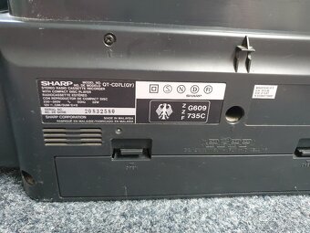 SHARP QT-CD7L(GY)rádio boombox - 8