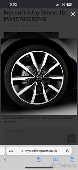 Alu kola + Pneu zimní Toyota Corolla 2019- 18 kola - 8