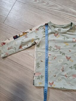 Set triček Lindex 92 - farma, dopravní stroje - 8