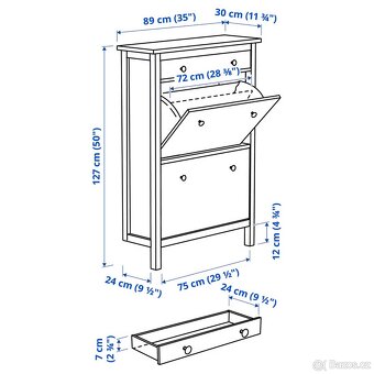 Botník IKEA Hemnes - 8
