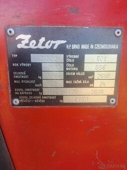 Traktor Zetor 5211, STK a TP - 8