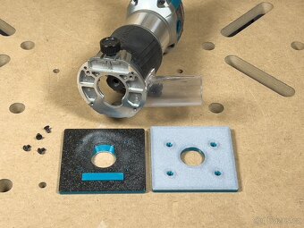 Štvorcová základňa 100x100 mm pre Makita RT0702C - 8