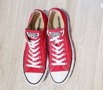 Pánské boty Converse All Star Ox Červené Tenisky Vel. 45 - 8