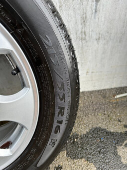 Alu disky s pneu Michelin 215/55/R16 93V na VW, Audi, Škoda - 8