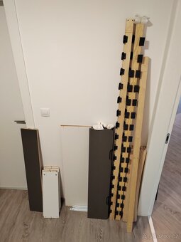 Postel s LED osvětlením FINO - grafitová, 180x200 cm - 8