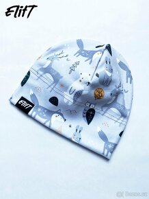 DĚTSKÁ FLEEACOVÁ FUNKČNÍ ČEPICE - více vzorů - 8