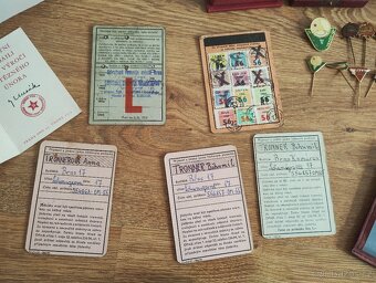 RETRO košile ČSAD s visačkami a odznaky-nález z půdy - 8