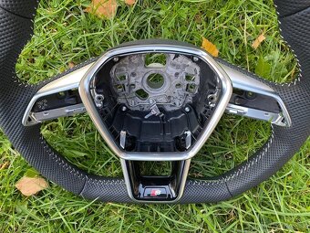 AUDI A6 A7 C8 Q8 S8 ETRON VOLANT kozeny zkoseny / vyhrievany - 8