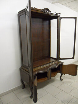 Starožitná skříň, skleník, knihovna, vitrína - 8