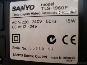 Sanyo-TLS 1960P.Time lapse video cassette recorder - 8