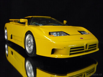 Bugatti EB110 žluté Bburago 1/18 - 8