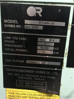 CNC Sústruh Victor - 8