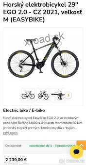 Nové elektrokolo Easybike EGO2 v záruce - 8