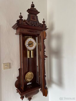 Prodám exkluzivní,plně funkční pendlové hodiny Gustav Becker - 8