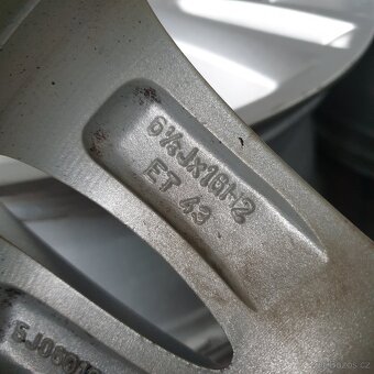 Hliníkové disky Škoda, VW 6.5Jx16 ET43 č. AA02 - 8