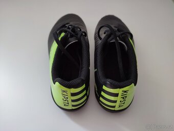 Dětské kopačky KIPSTA vel. 36 černo-zelené - 8
