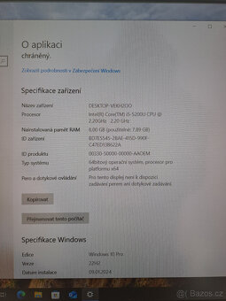 Dell Latitude E5550 - i5-5200Prodám notebook Dell Latitude E - 8