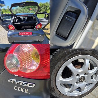 PĚKNÁ , BENZINOVÁ TOYOTA  AYGO  COOL 5DV. ALU ,KLIMATIZACE - 8