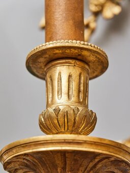 Luxusní nástěnné lampy neoklasicistní – zlacený bronz - 8