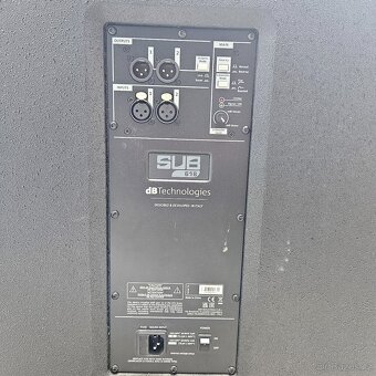 2x mackie SA1232z, 2x dB Technologies SUB618 - 8