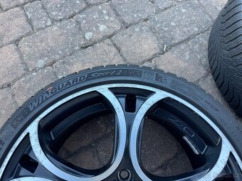 Kompletní sada kol OZ Wave 5x110 17" + zánovní zimní pneu - 8