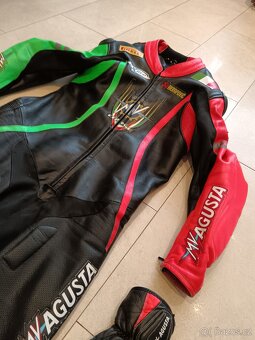 Mv Agusta F4 RR-Pánská(Dámská) kožená moto kombinéza - 8