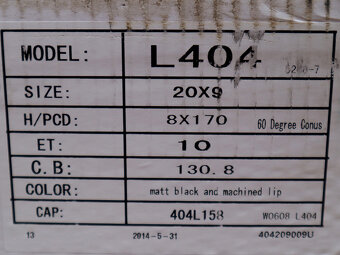 20"  8x170 PREDATOR USA – FORD F-250 F-350  - 8