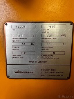 Nanášacia kabína Wagner ESB+ zariadenie OptiFlex B (GEMA) - 8