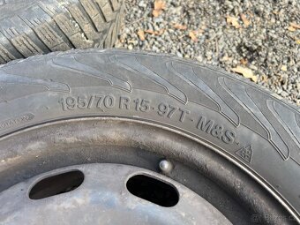 180. sada zimní kola 195/70 r15 5x100 Subaru - 8